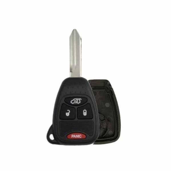 Keyless Factory UHShell: RUGGED 4 BUTTON REMOTE HEAD KEY SHELL FOR CHRYSLER JEEP DODGE OHT692427AA - RHS-CHY-083 - main